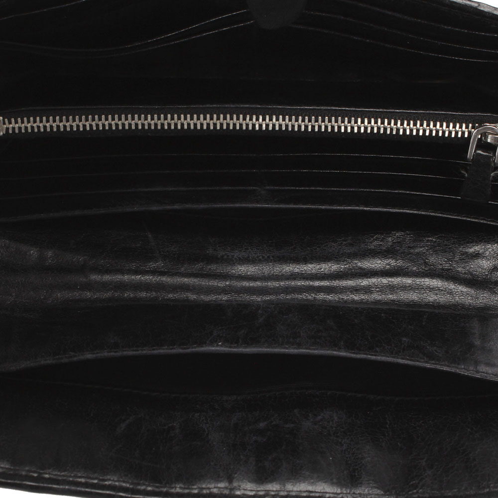 

Miu Miu Black Matelassé Leather Wallet