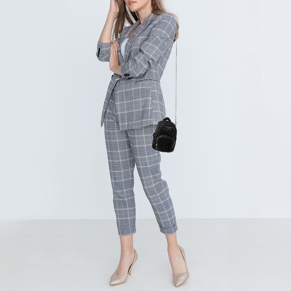 

Miu Miu Black Matelassé Leather Mini Backpack