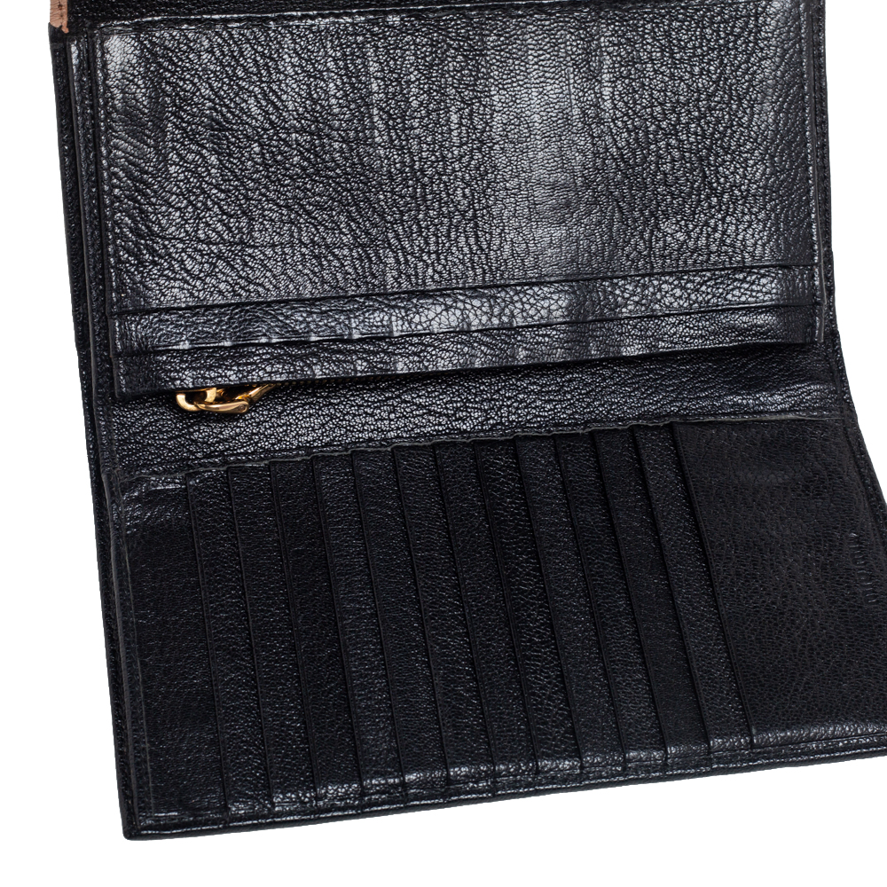 

Miu Miu Multicolor Leather Flap Wallet