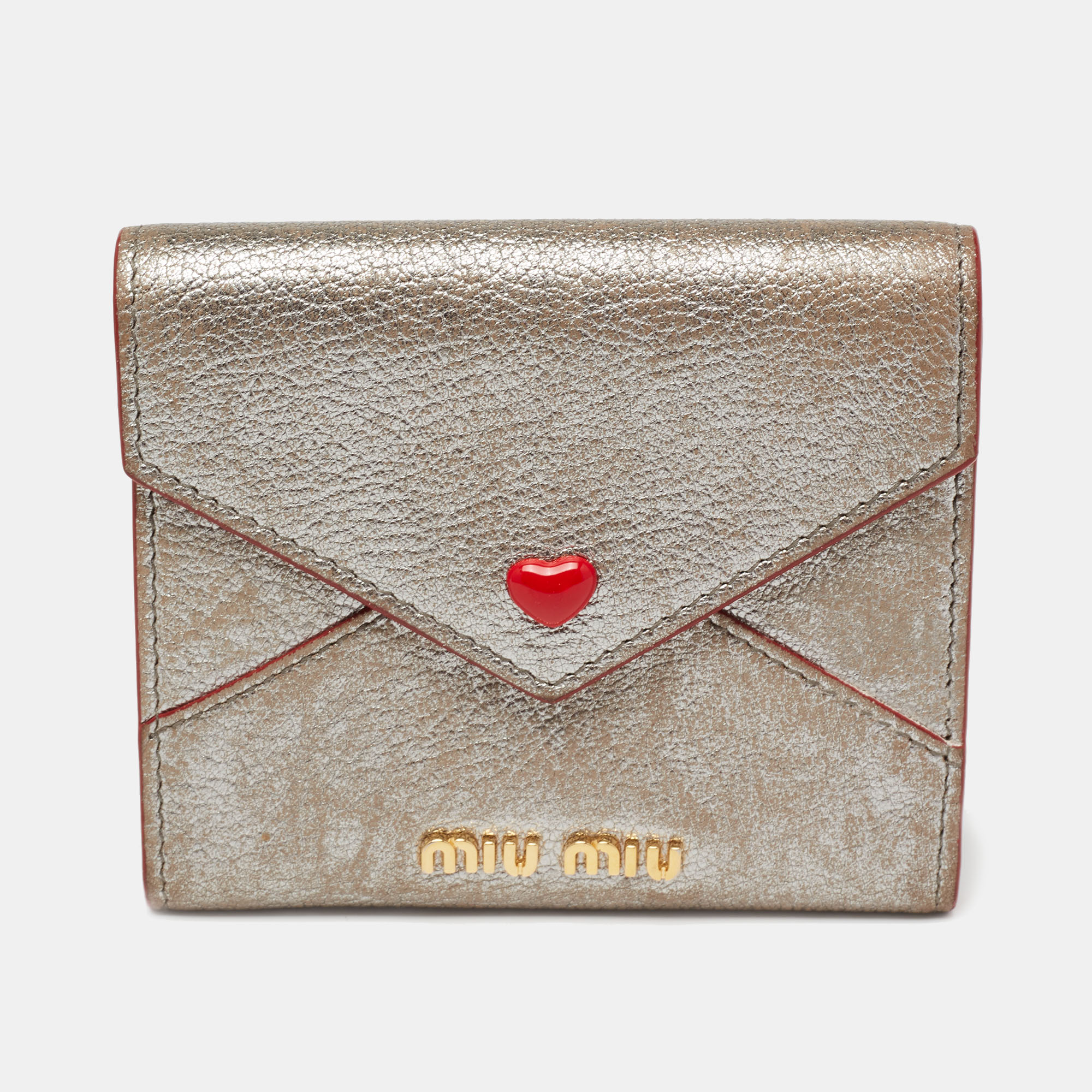 miu miu heart wallet