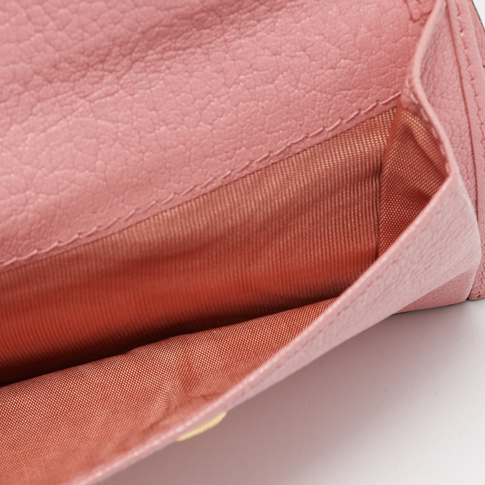 

Miu Miu Pink/Black Floral Print Leather Bifold Wallet