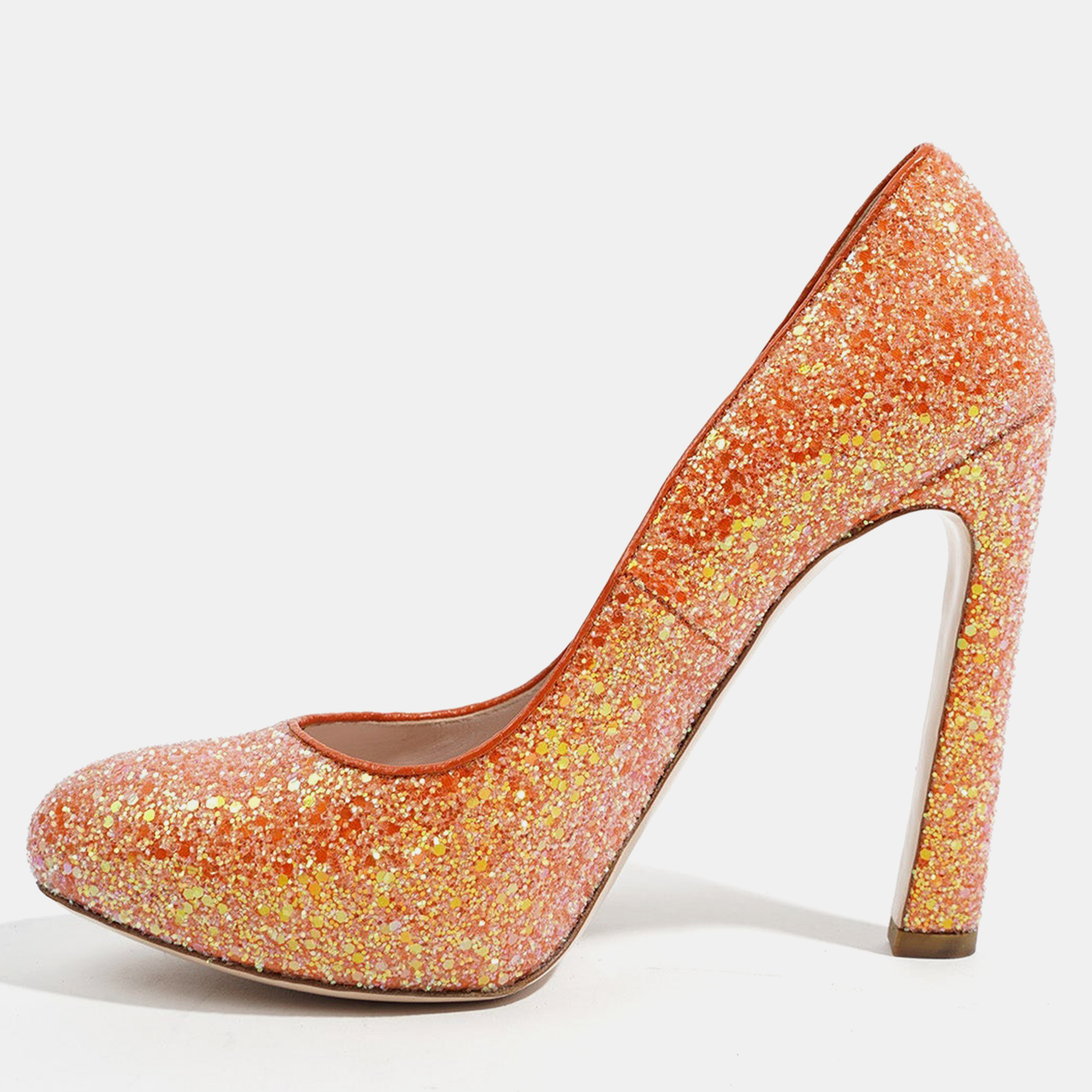 

Miu Miu Womens Pump 110 EU  / UK 6.5, Orange