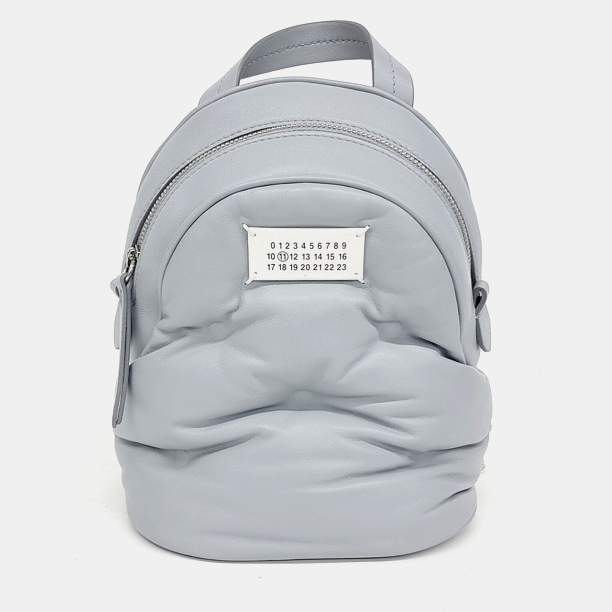 

MM6 Maison Margiela Blue Leather Glam Slam Backpack
