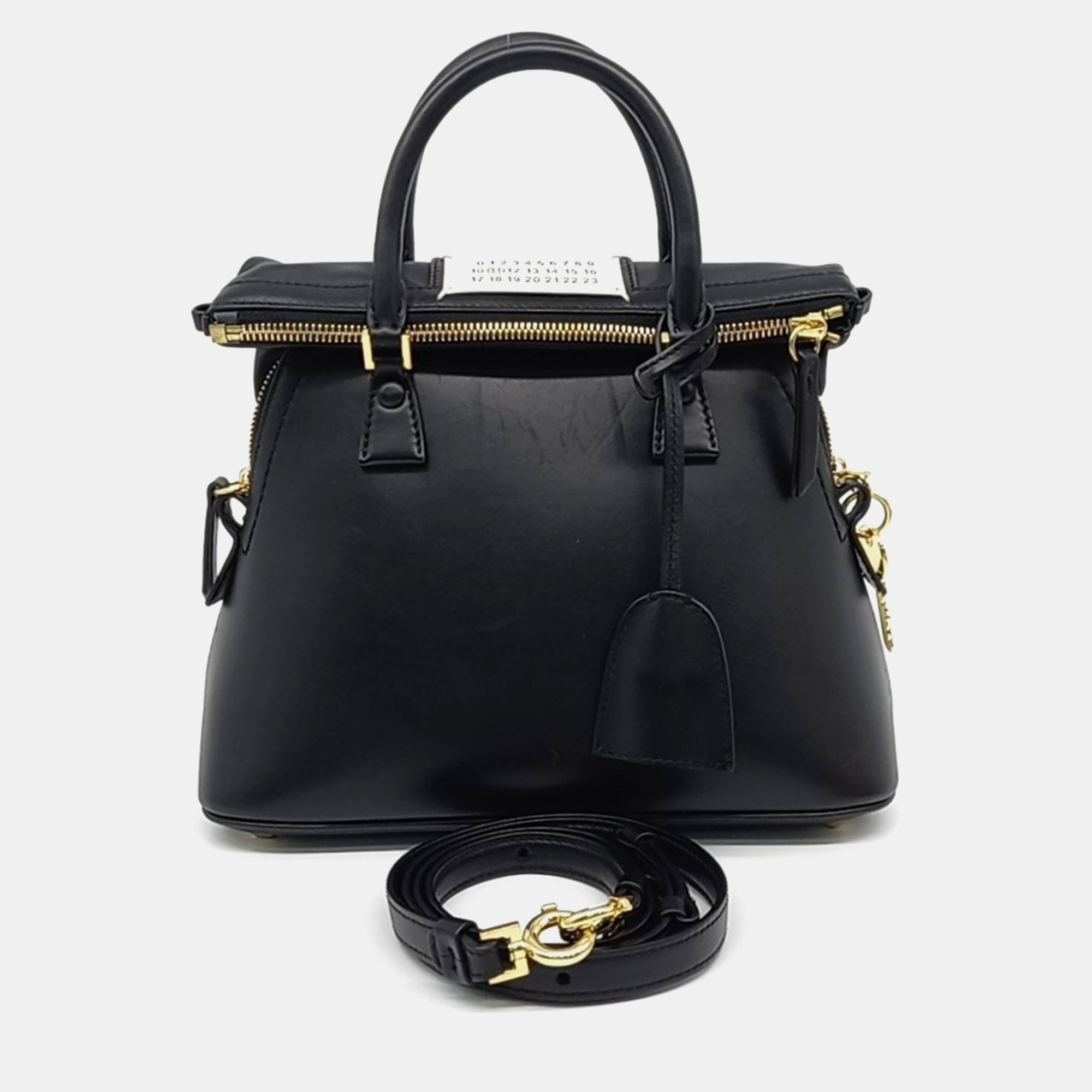 

MM6 Maison Margiela Black Leather 5AC bag