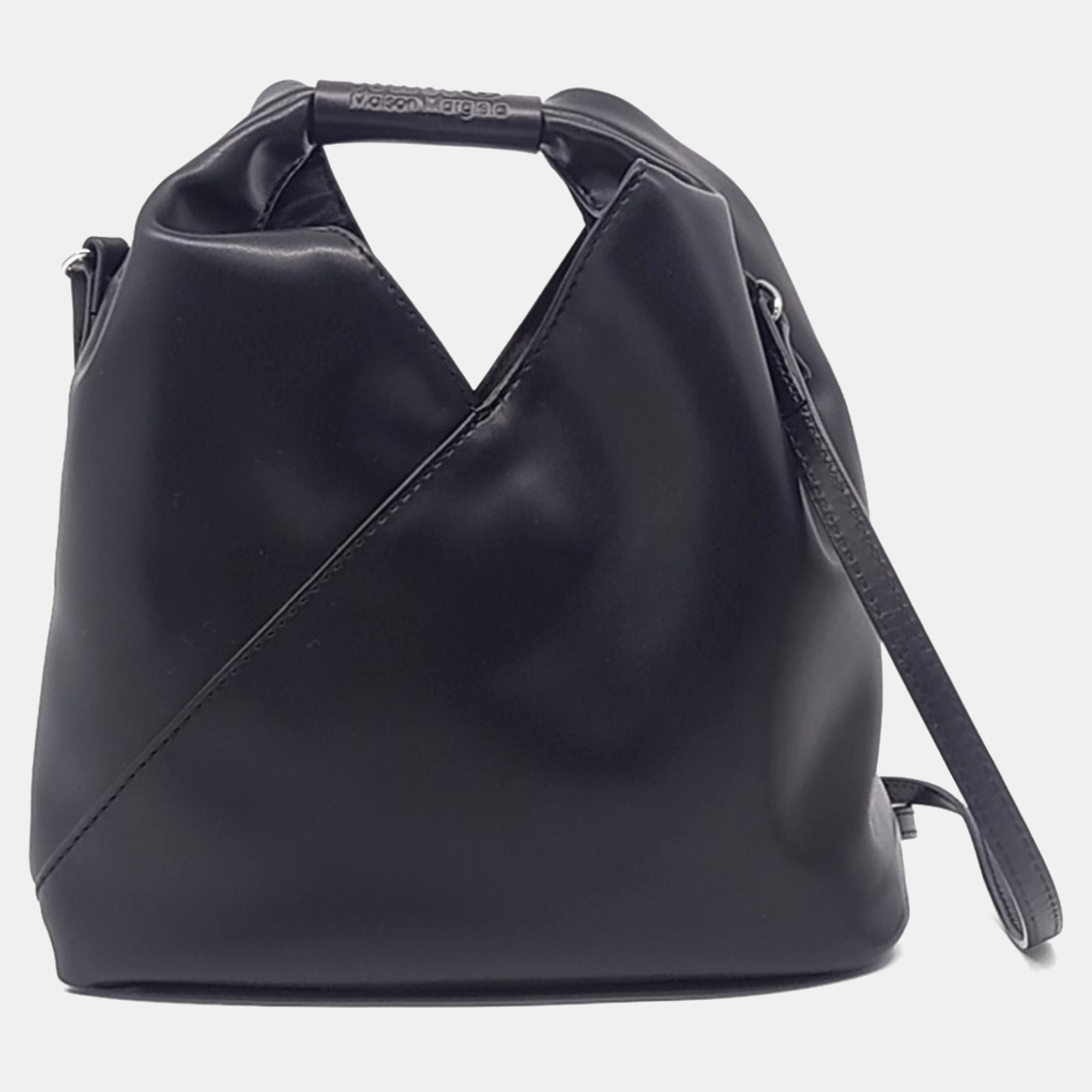 

MM6 Maison Margiela Black Leather Maison Margiela MM6 New Japanese Crossbody Bag