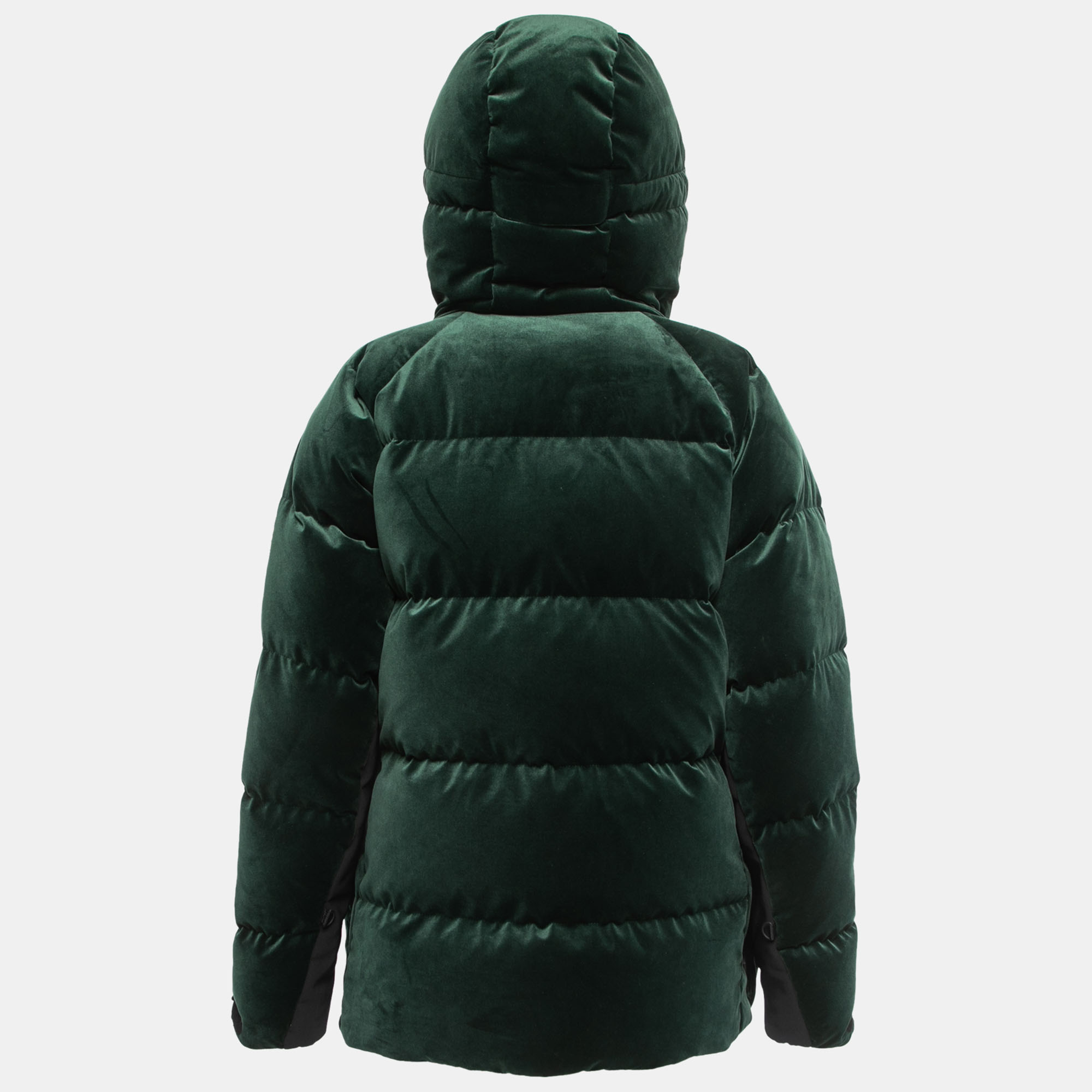 

Moncler Grenoble Green Velvet Hooded N°3 Puffer Jacket