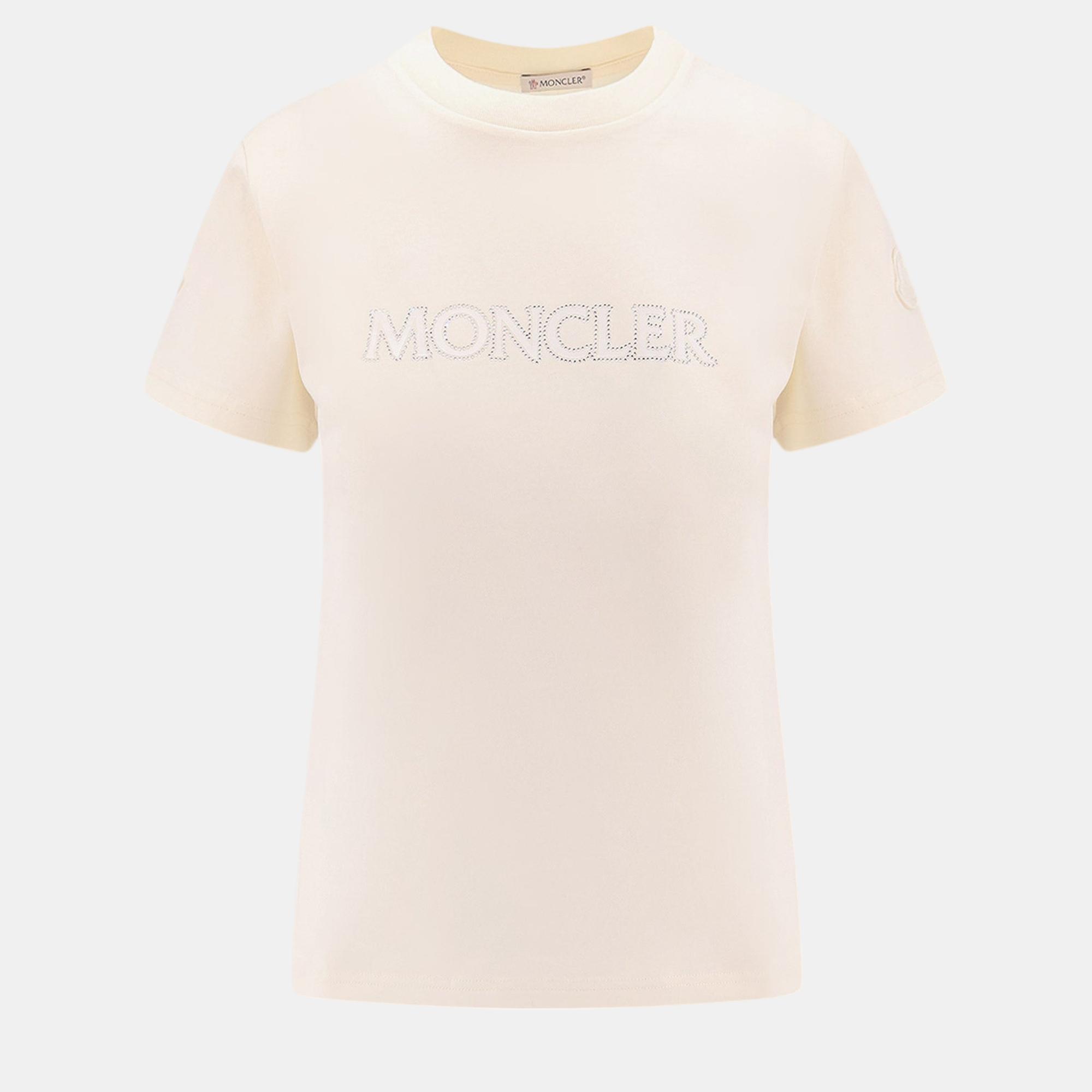 

Moncler White T-Shirt