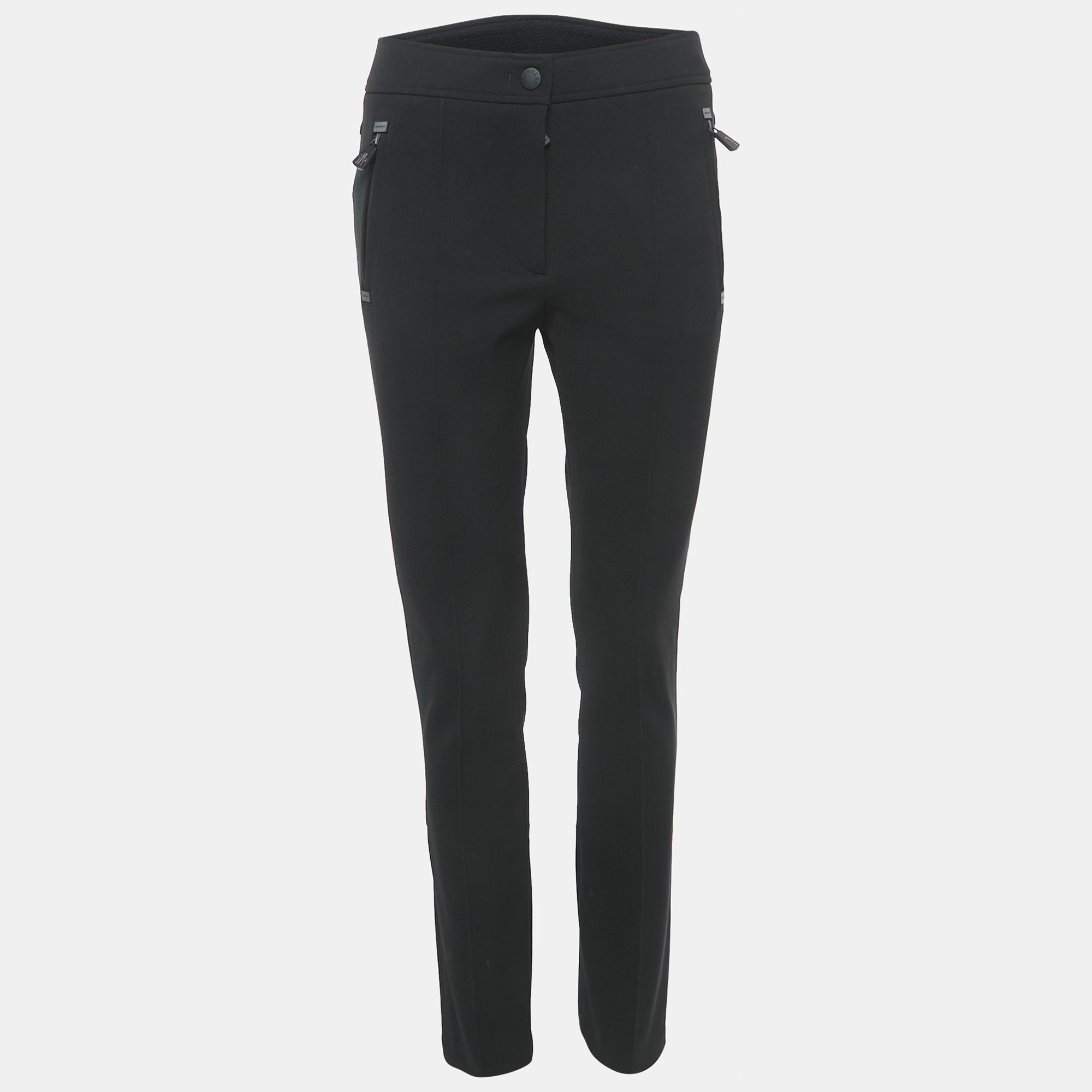 

Moncler Grenoble Black Gabardine Trousers M