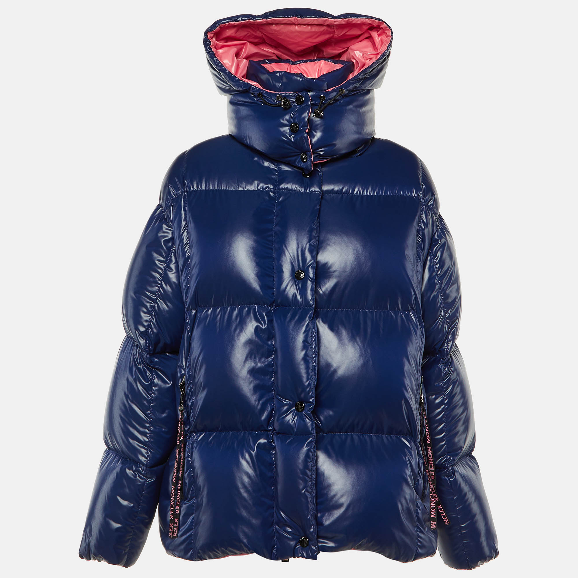 MONCLER Pre-owned Blue Nylon Puffer Parana Down Jacket M/l