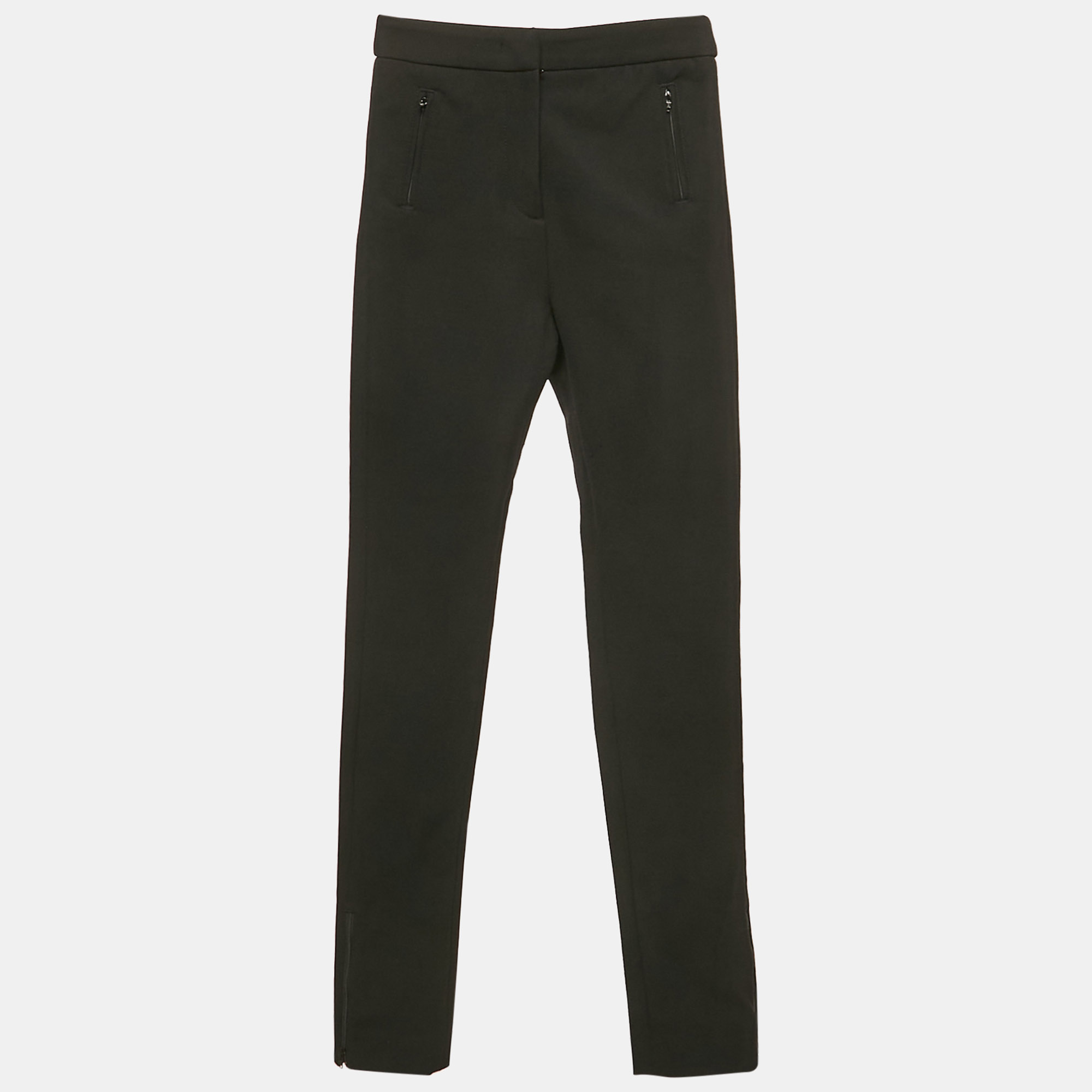 

Moncler Black Gabardine Trousers M