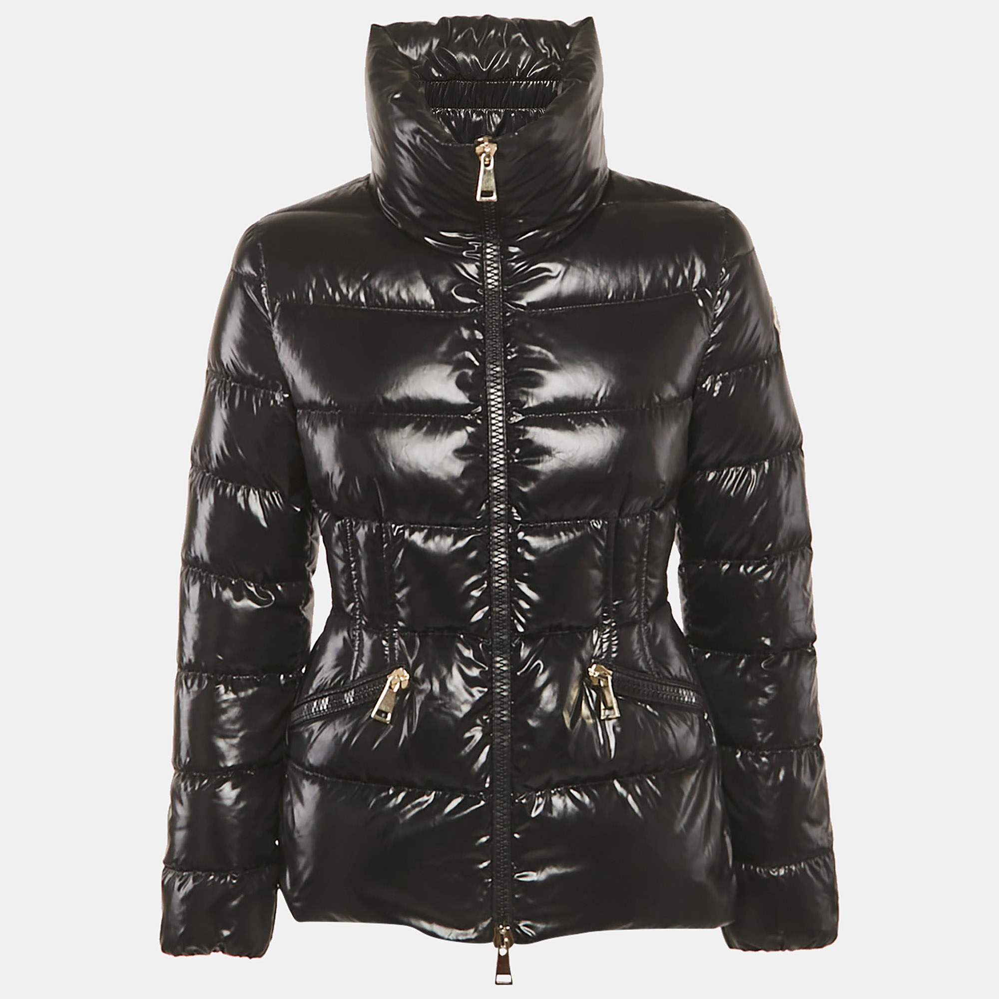

Moncler Black Synthetic Down Jacket S