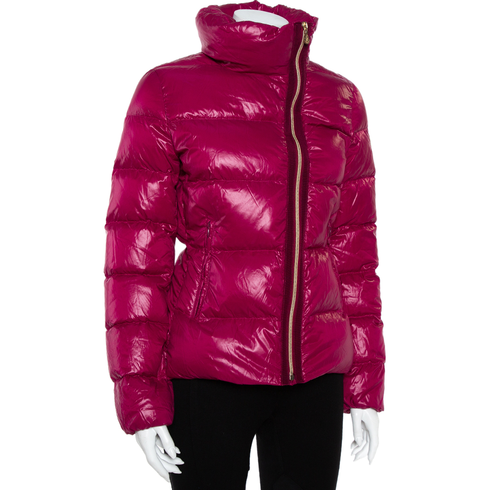 

Moncler Purple Synthetic Puffer Down Ilay Jacket