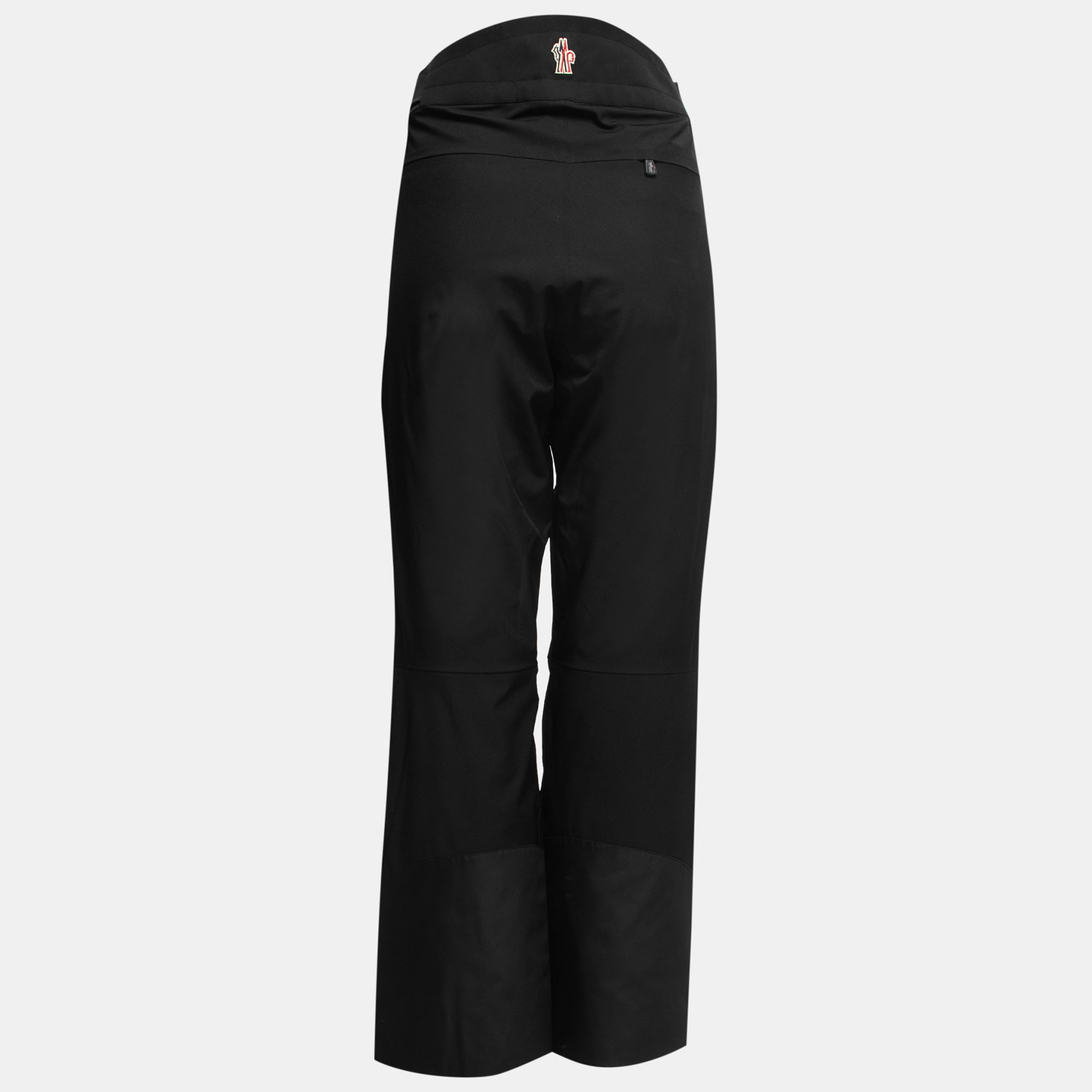 

Moncler Black Synthetic Logo Embroidered Sportivo Ski Pants