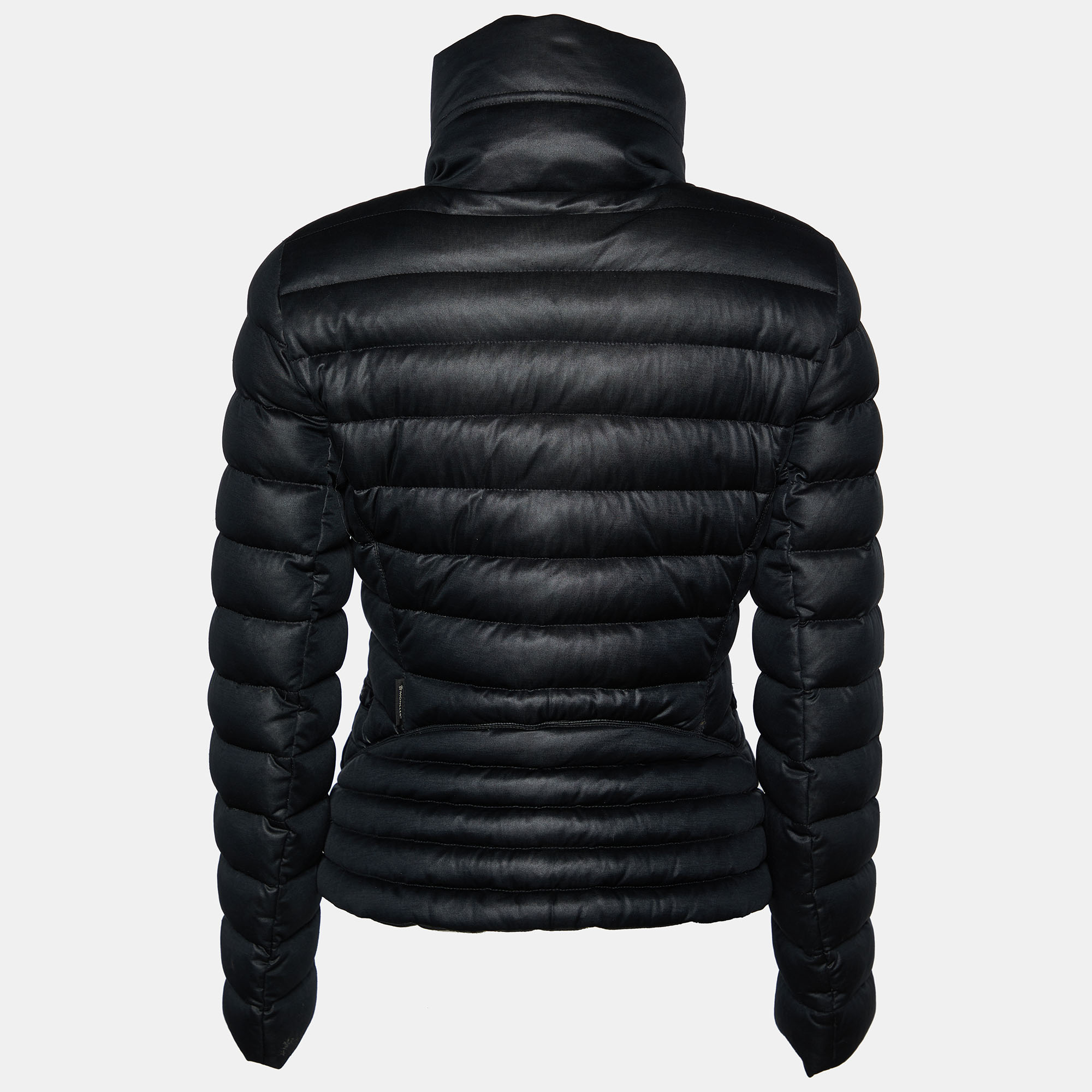 

Moncler Black Synthetic Quilted Down Jacket