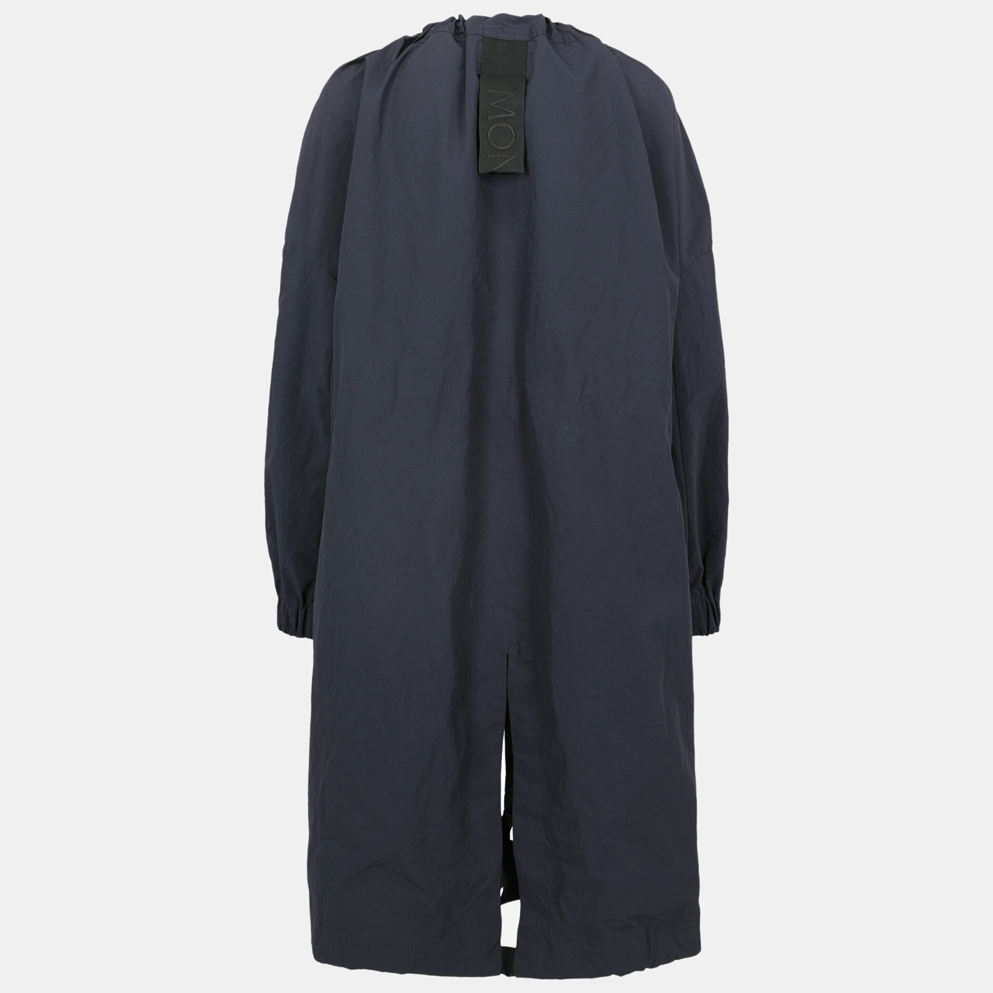 

Moncler Women's Synthetic Fibers Raincoat - Navy, Navy blue