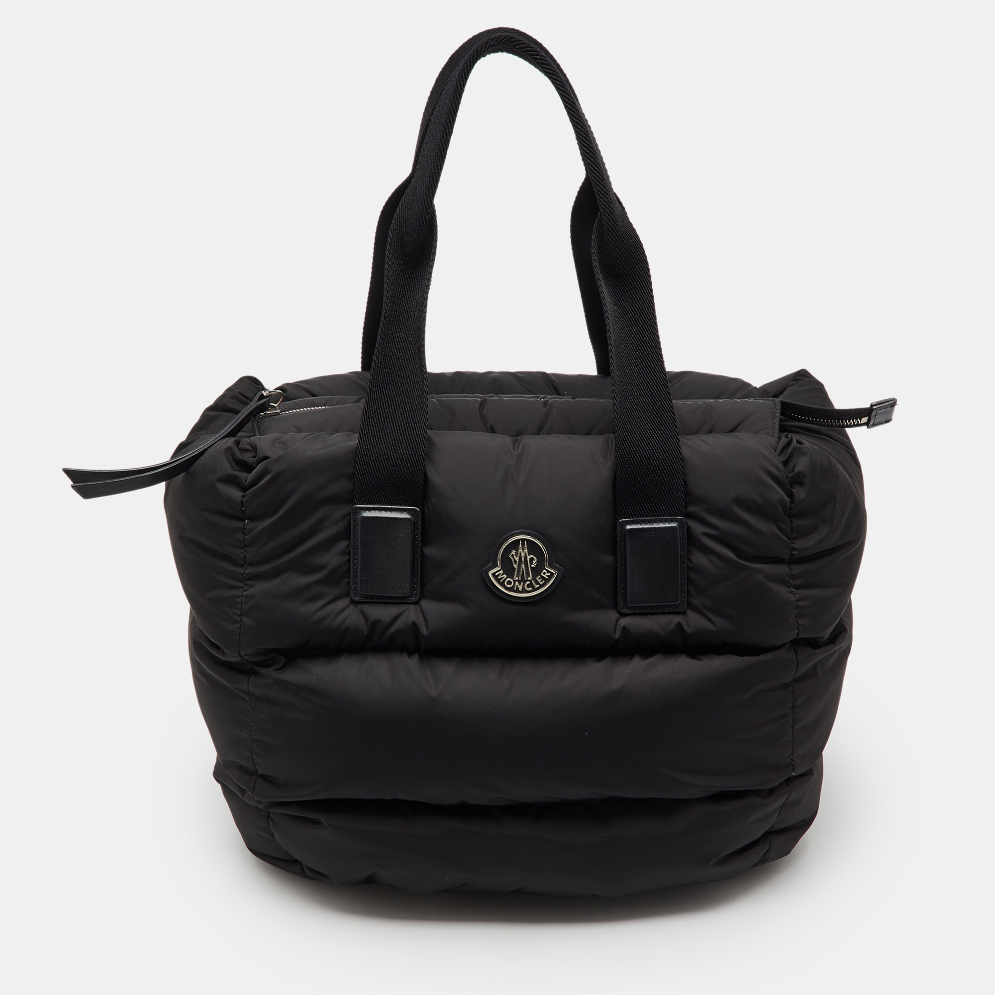 

Moncler Black Padded Nylon Caradoc Water-Repellent Tote