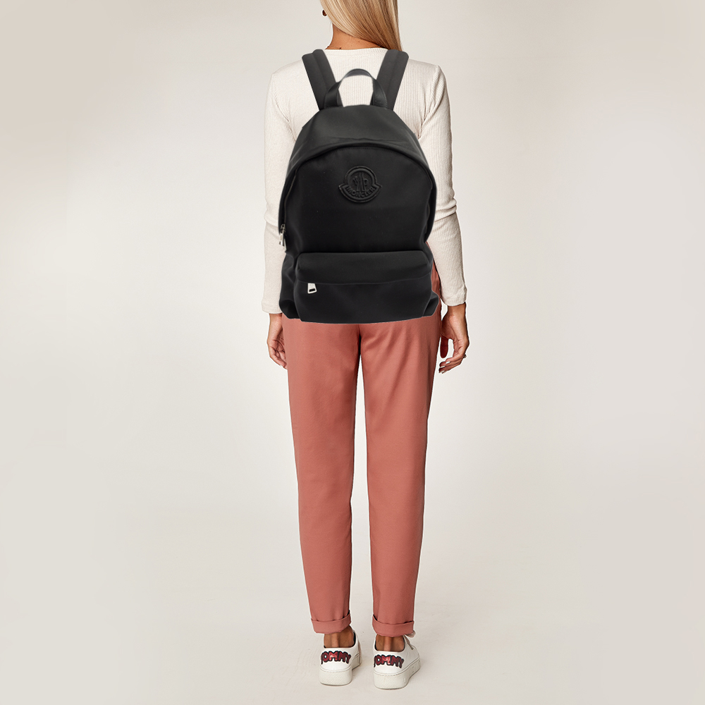 

Moncler Black Nylon Pierrick Backpack