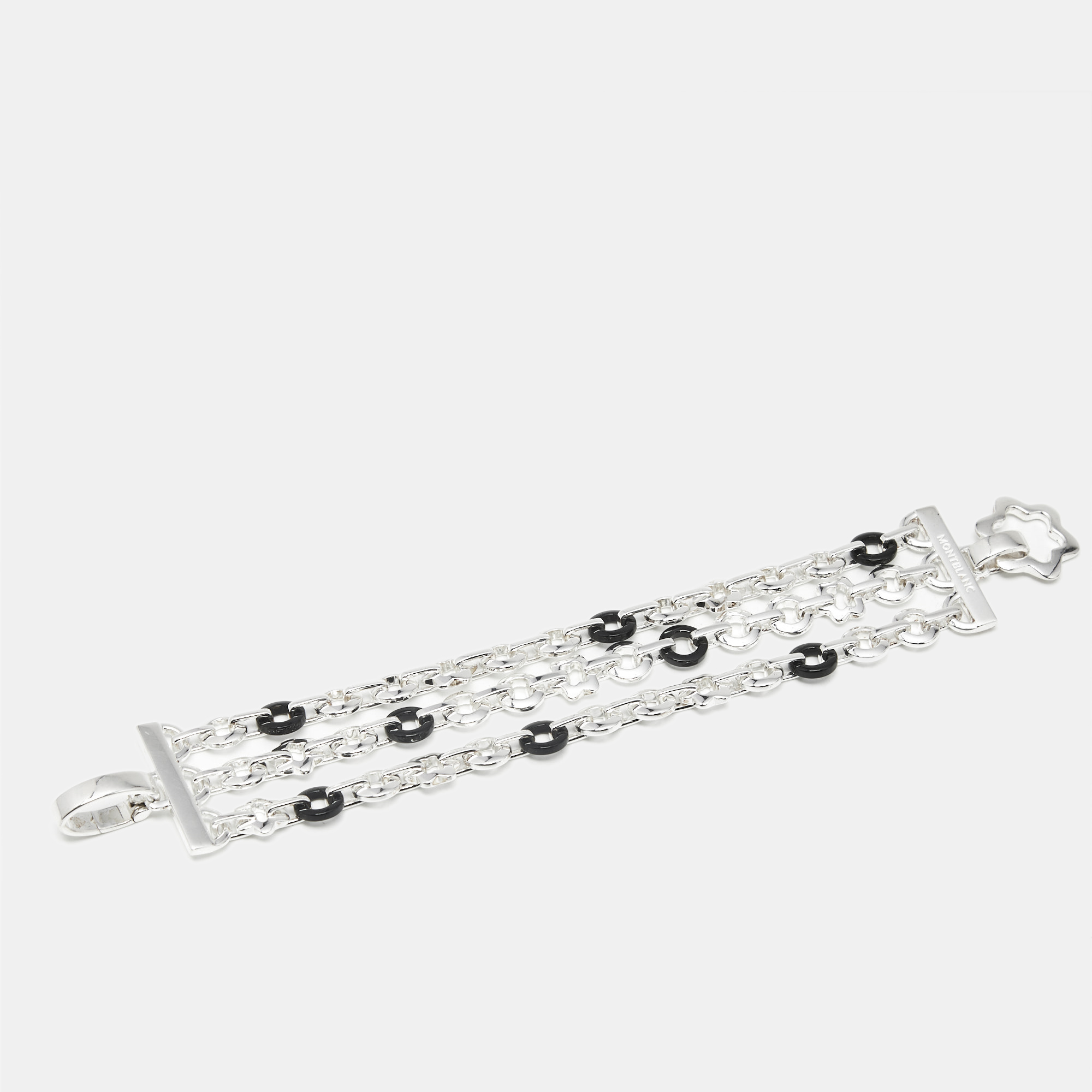 

Montblanc Signet Star Onyx Sterling Silver Bracelet