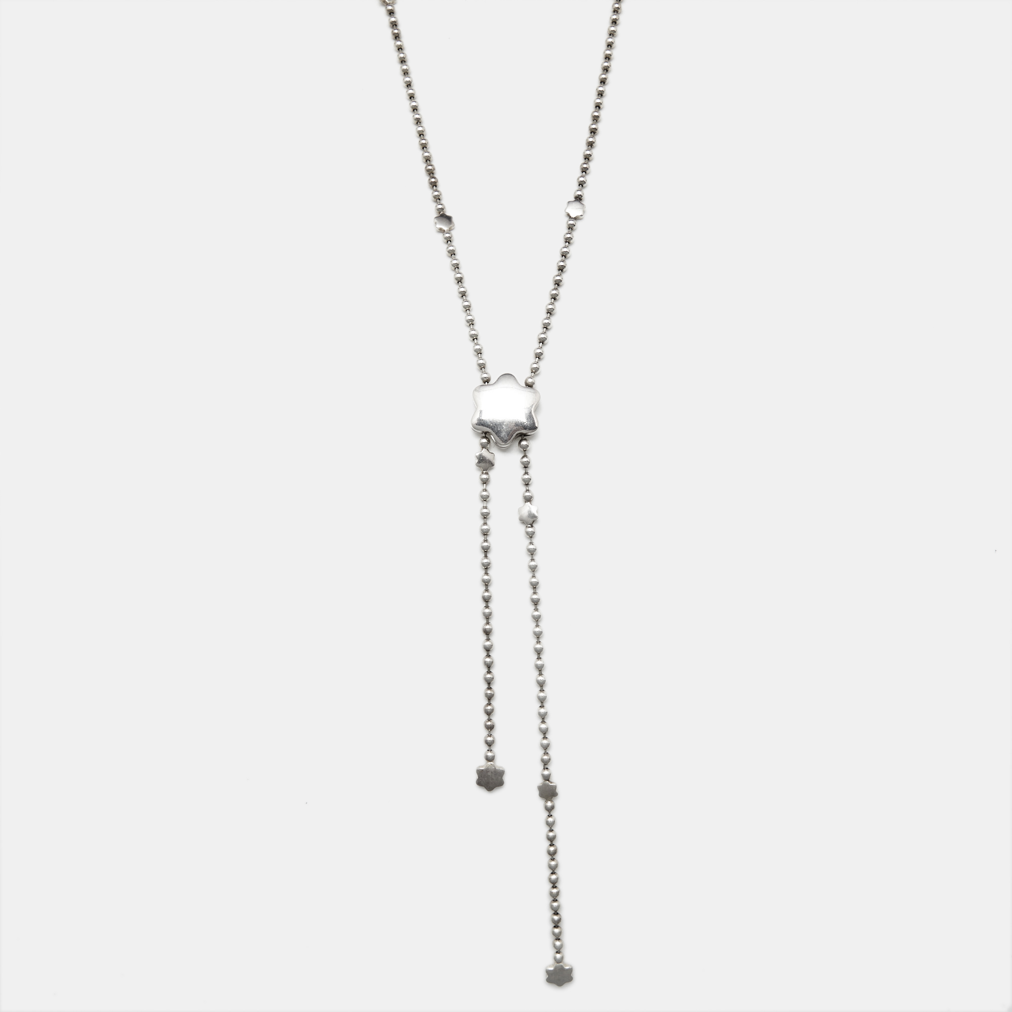 

Montblanc Star Sparks Sterling Silver Lariat Necklace