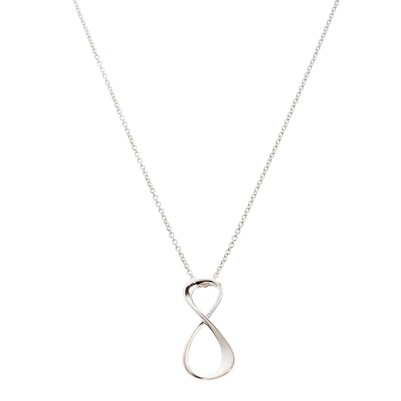Pre Owned Montblanc Infiniment Vôtre Silver Pendant Necklace