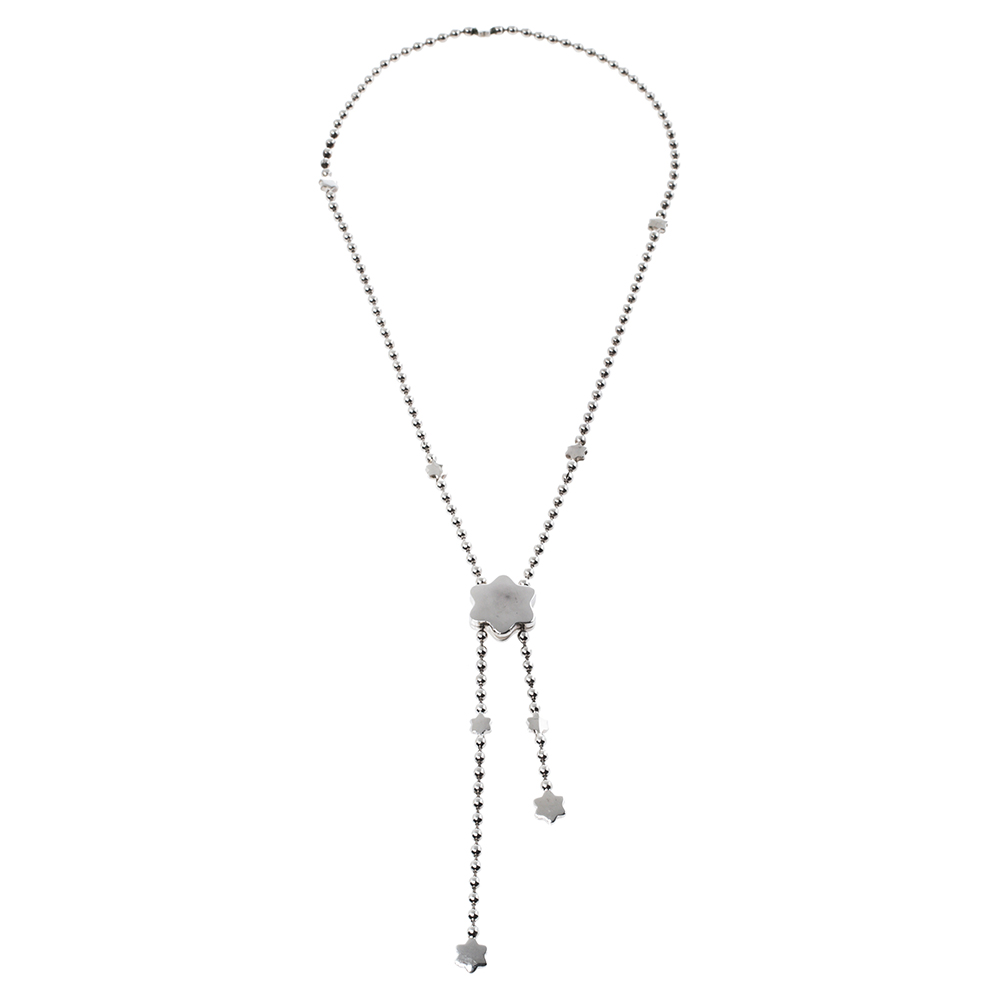 

Montblanc Star Sparks Silver Lariat Necklace