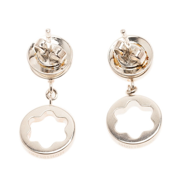 Montblanc Star Signet Silver Earrings Montblanc | TLC