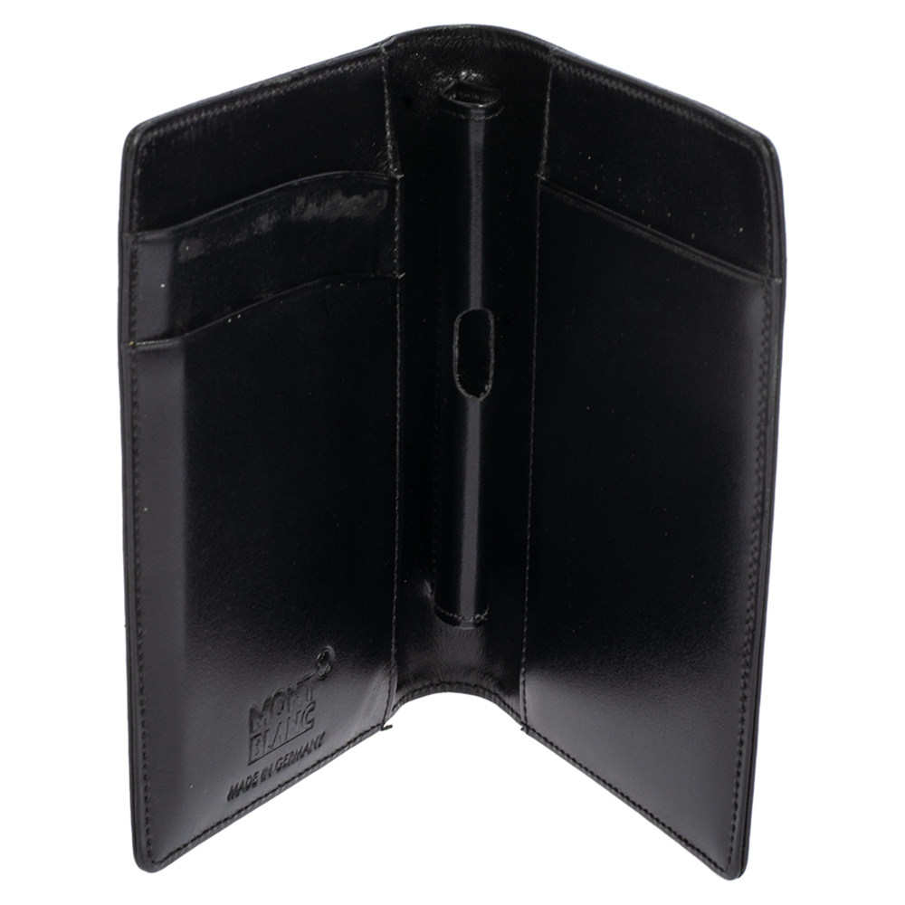 

Montblanc Black Leather Meisterstuck Mozart Notepad Holder