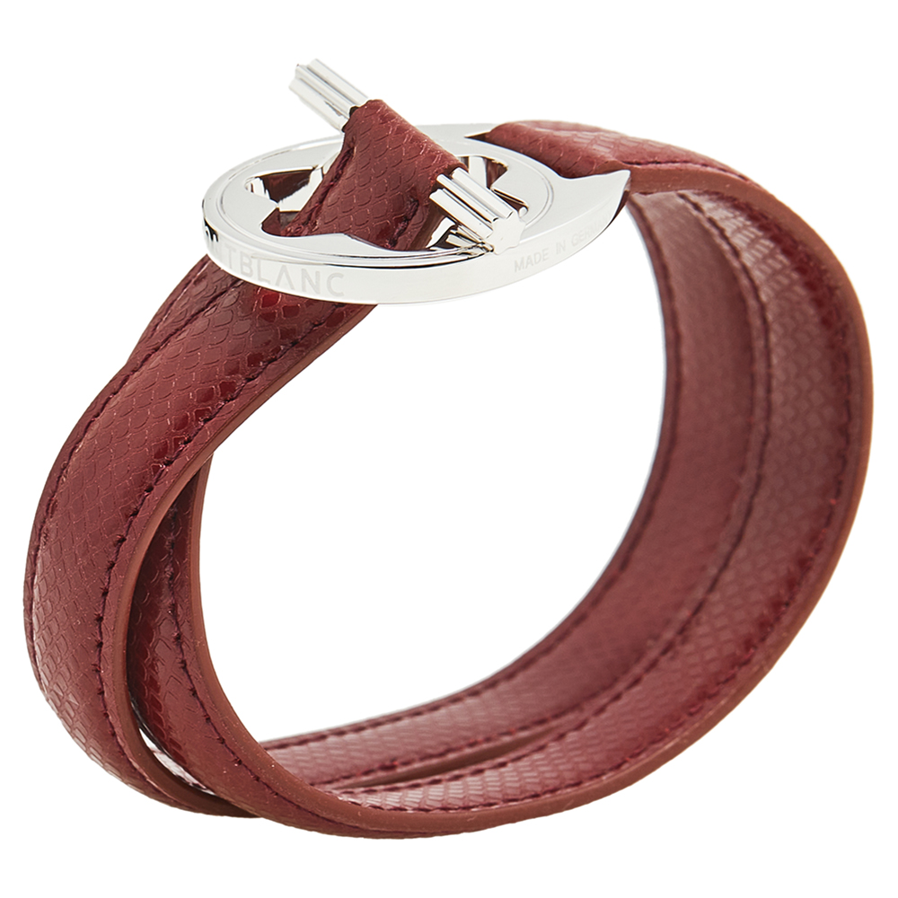 

Montblanc Star Collection Hold Me Tight Red Leather Bracelet