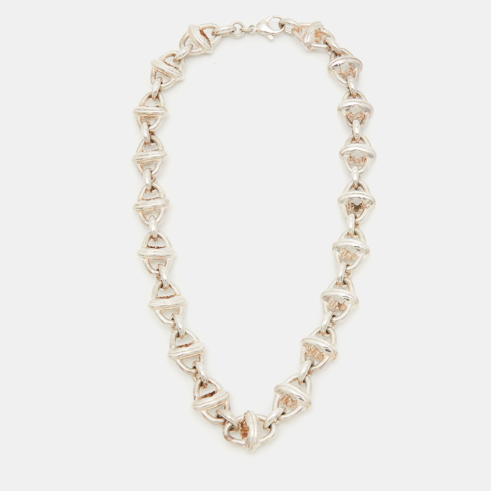 Pre Owned Montblanc Icon Silver Chain Necklace