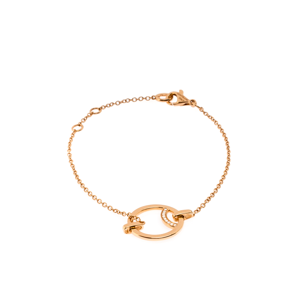 

Montblanc Diamond 18k Rose Gold Chain Bracelet