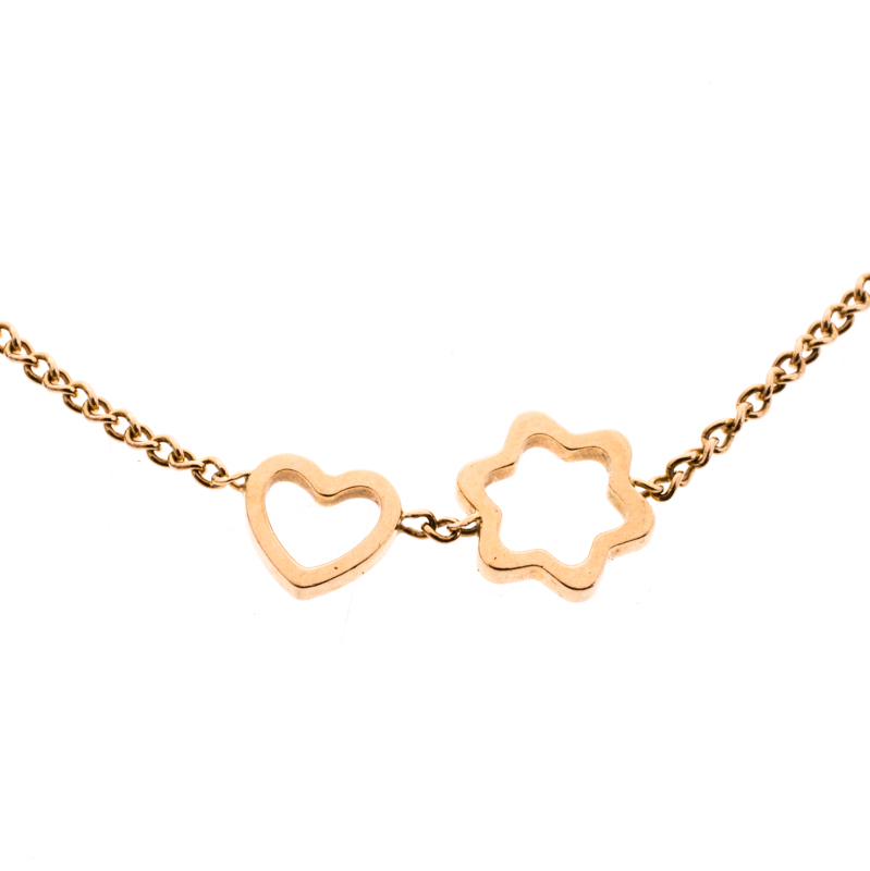 

Montblanc Star Heart Charm 18k Rose Gold Bracelet