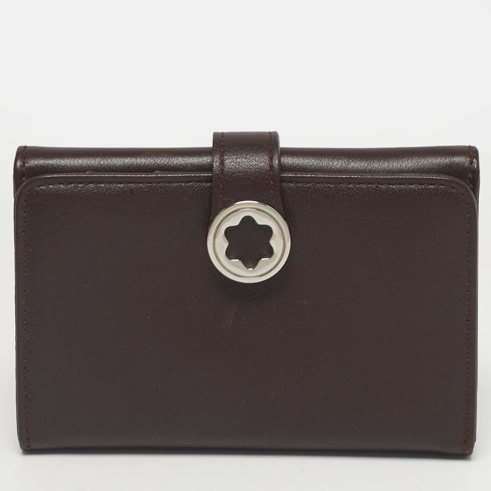 

Montblanc Dark Brown Leather Lady Star Business Card Holder