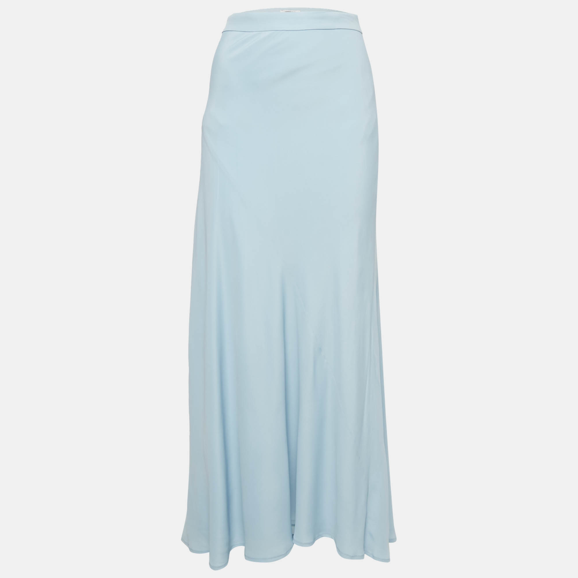 

Moschino Cheap and Chic Blue Chiffon Maxi Skirt L