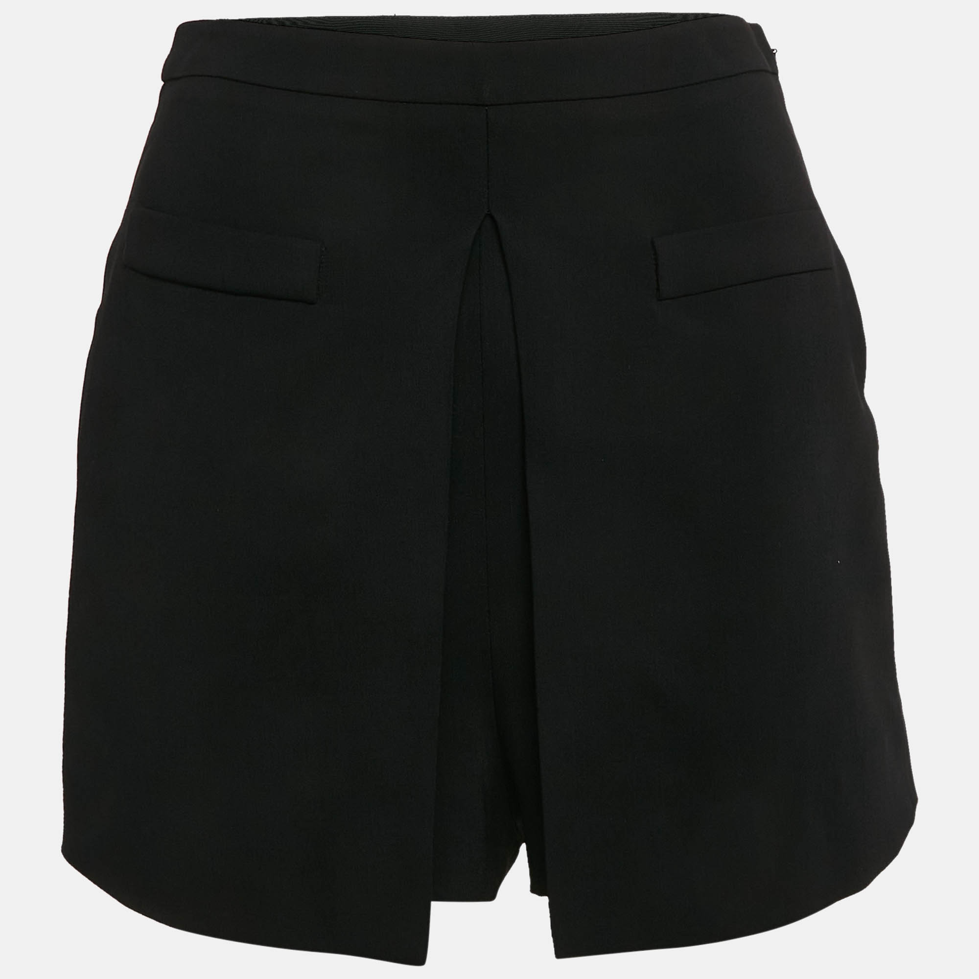 

Moschino Couture Black Crepe Skort S