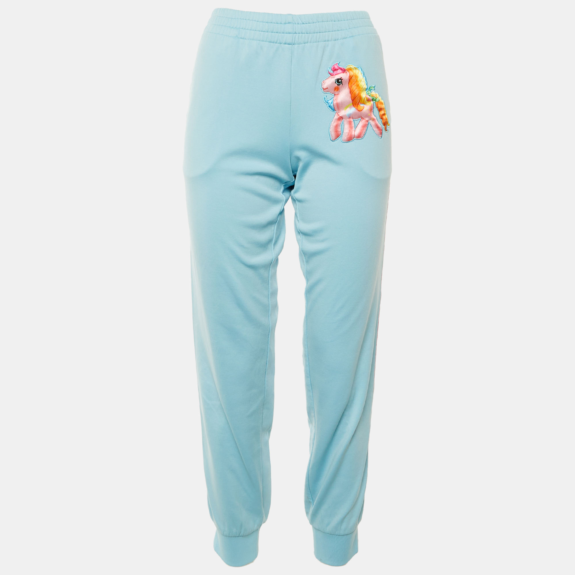 

Moschino Couture Blue Jersey My Little Pony Jogger Pants M