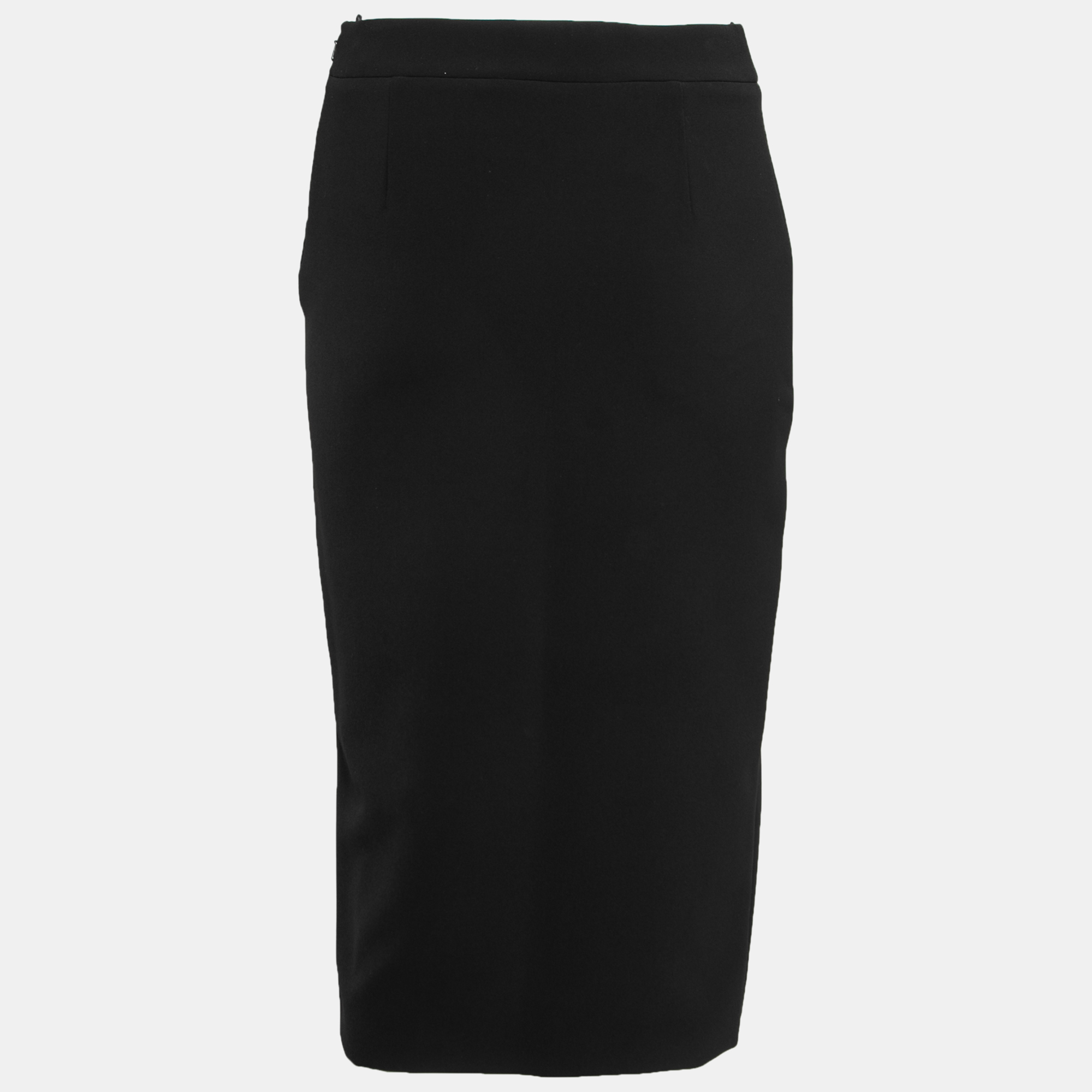 

Moschino Couture Black Crepe Pencil Skirt