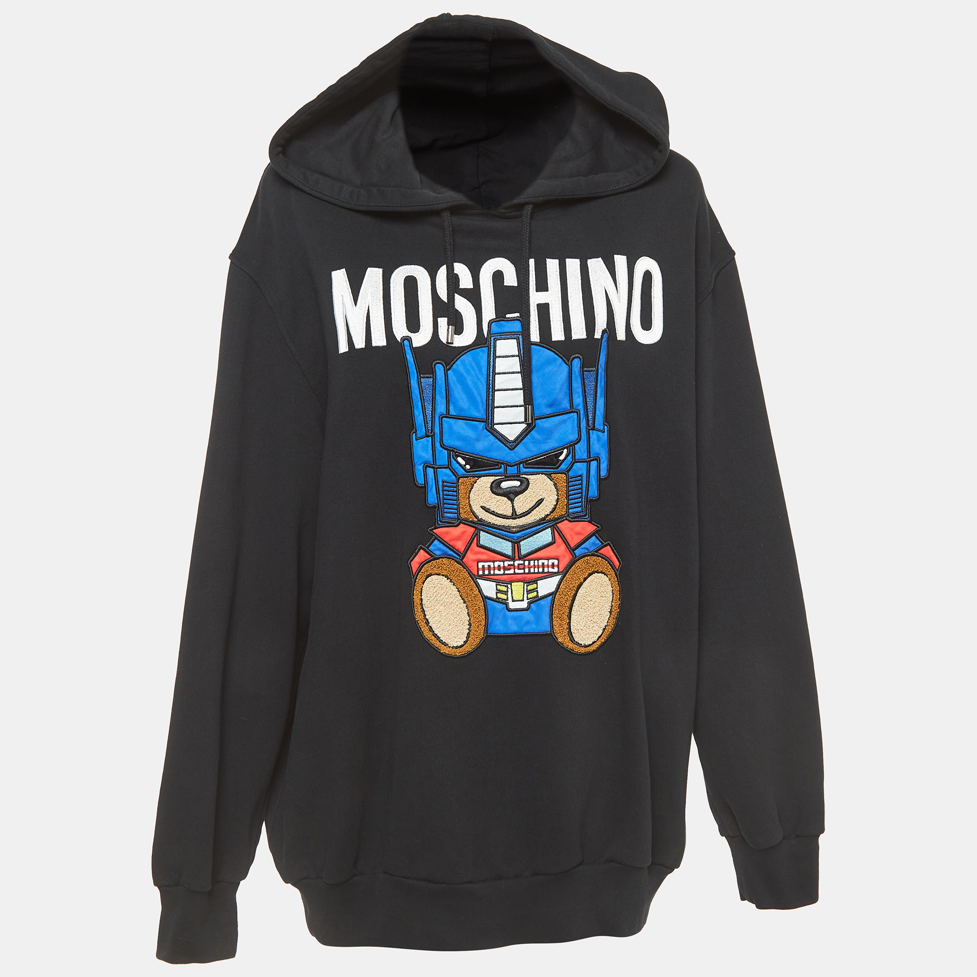 

Moschino Couture Black Transformer Teddy Cotton Hoodie M