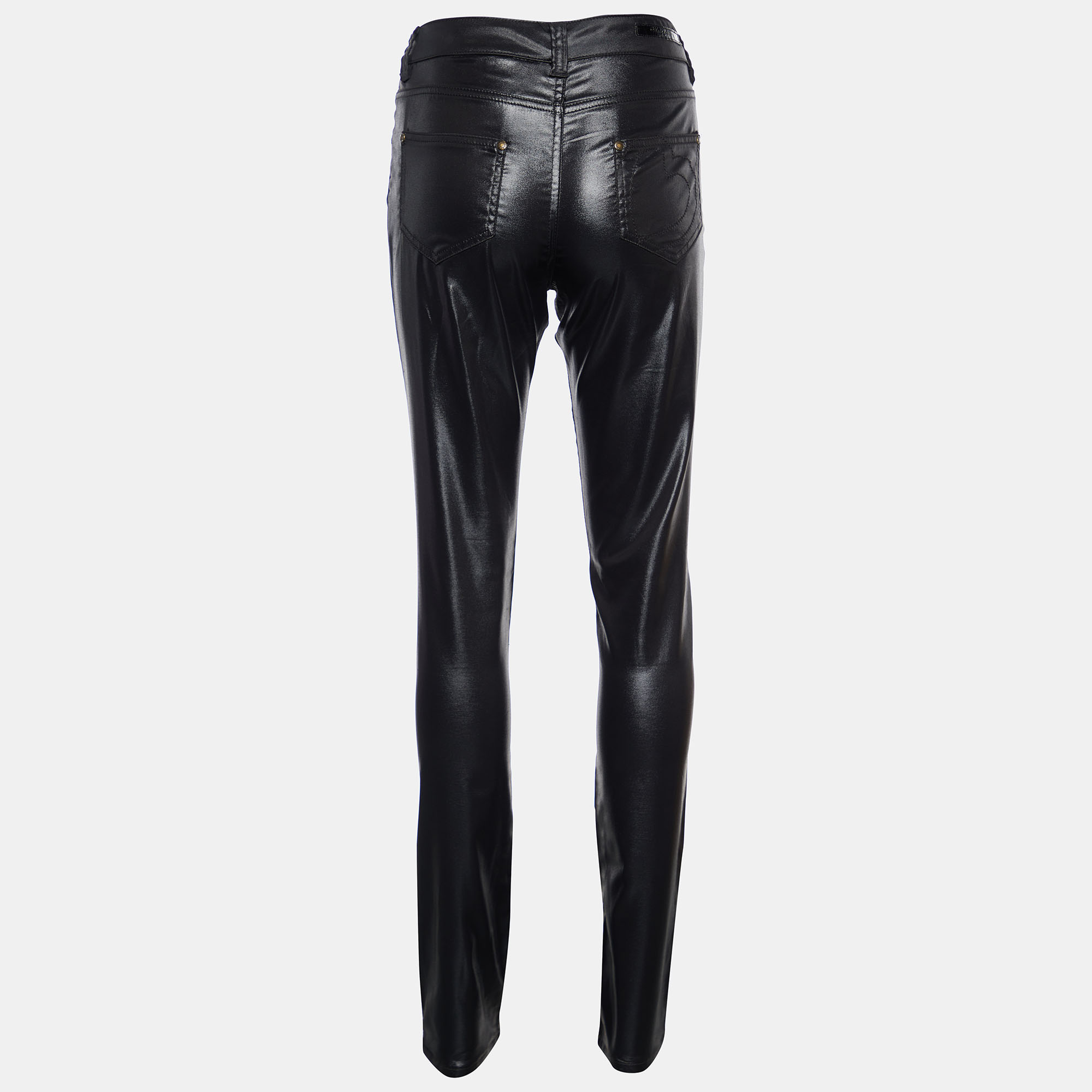 

Moschino Jeans Black Lurex Synthetic Pants