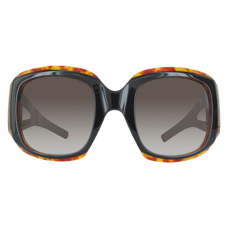 Pre Owned Moschino Black MO860S Square Sunglasses