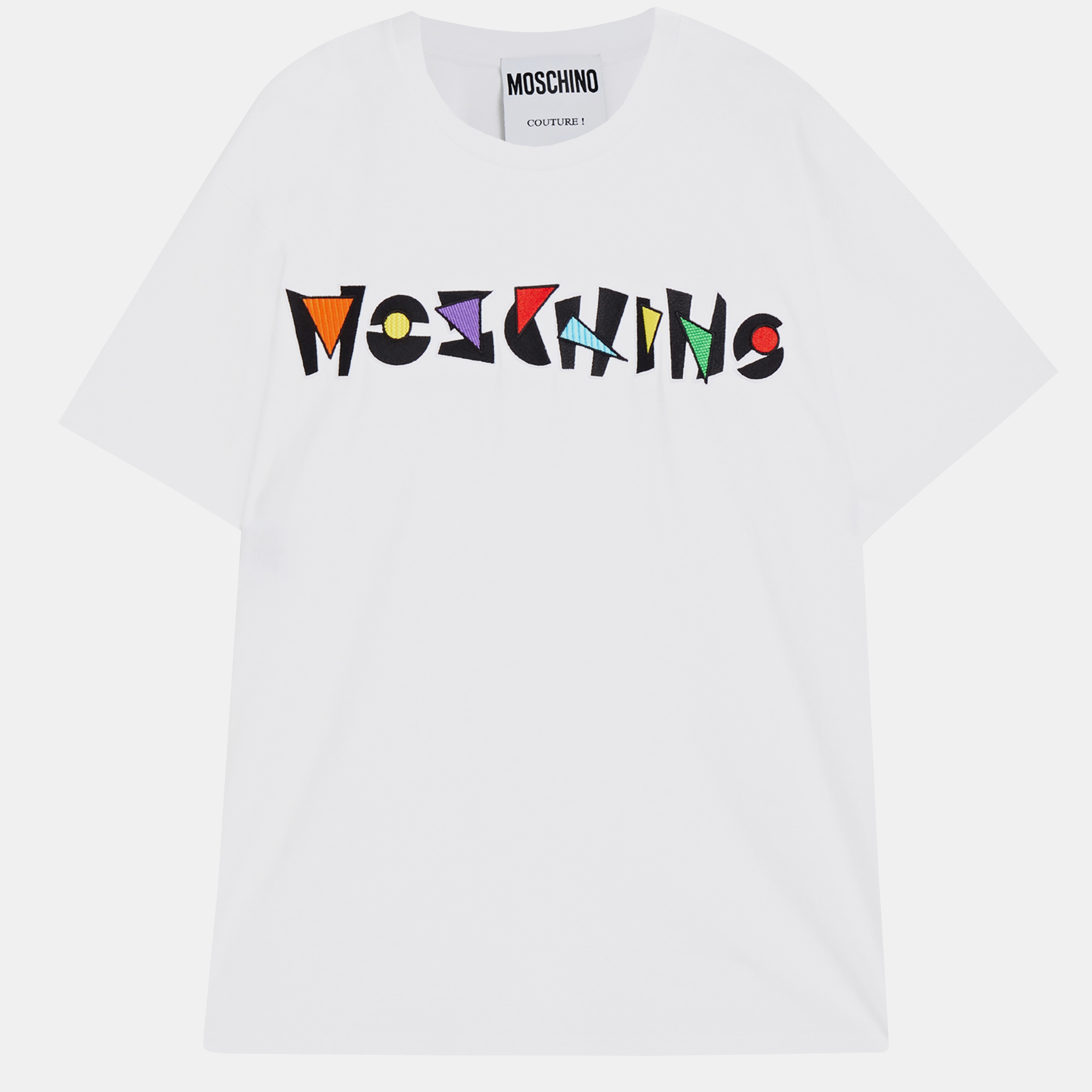 Pre-owned Moschino Cotton T-shirts Xl In White