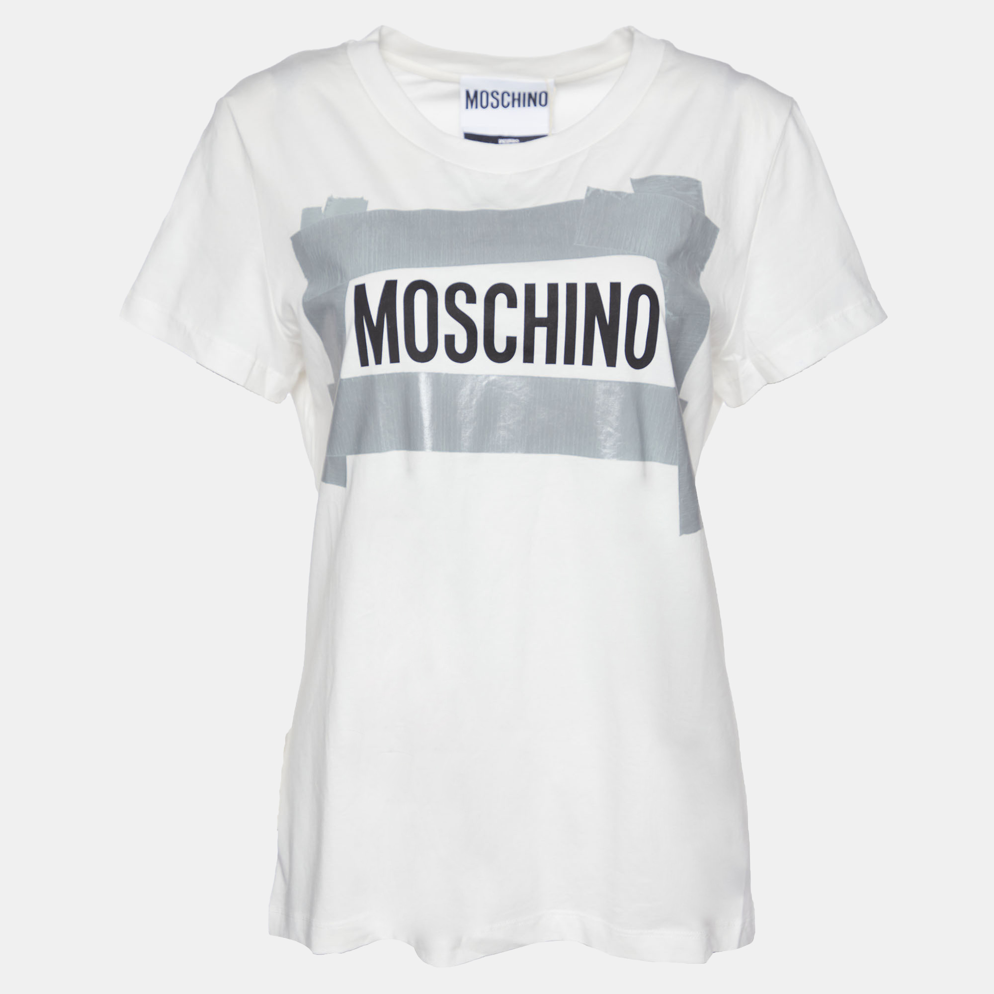 

Moschino Cotton Short Sleeved Top 46, White