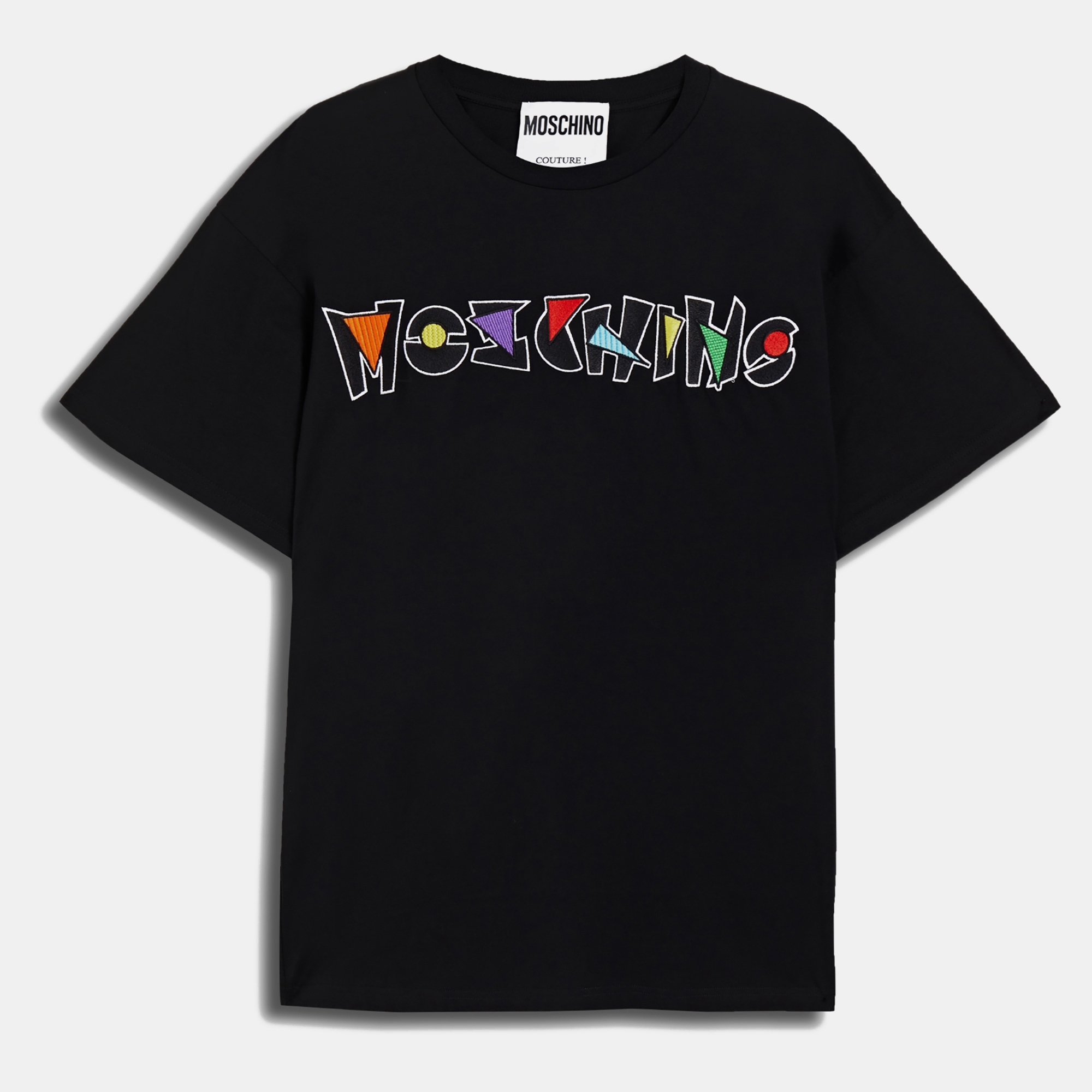 Pre-owned Moschino Cotton T-shirt M In Black