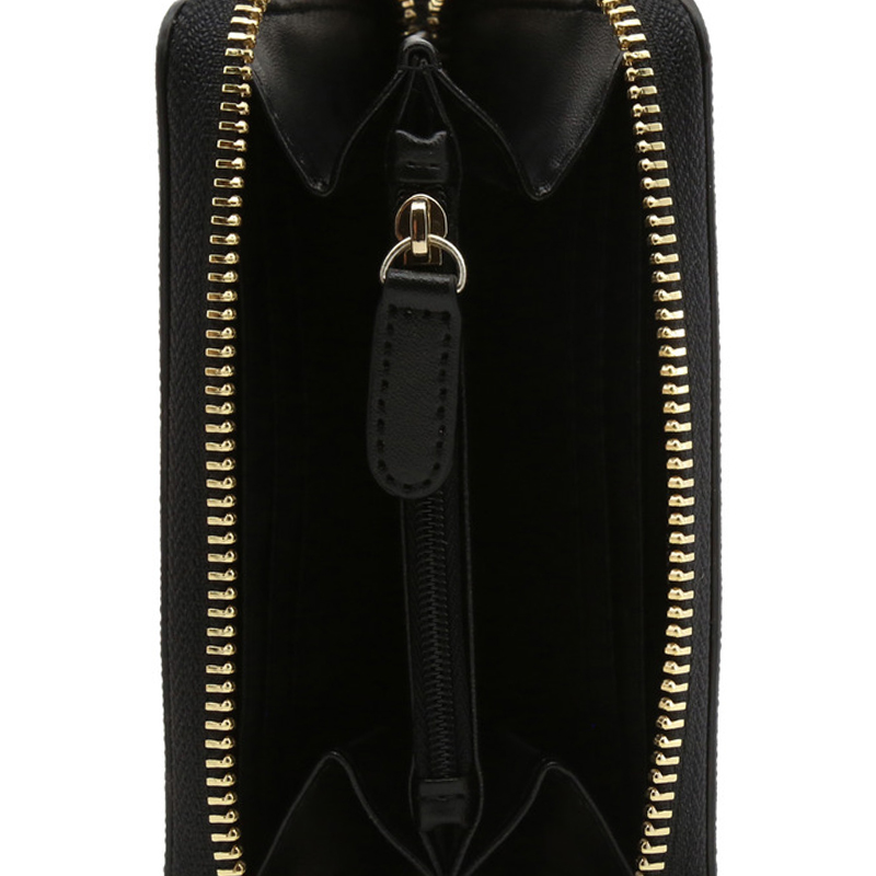 

Love Moschino Metallic Faux Leather Zip Around Coin Purse
