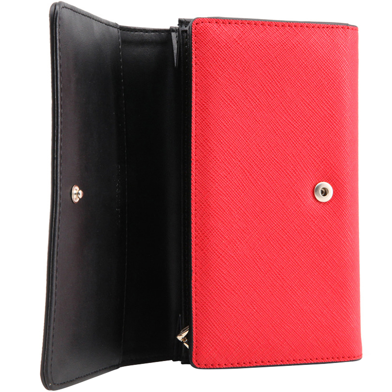 

Love Moschino Red Leather Continental Wallet