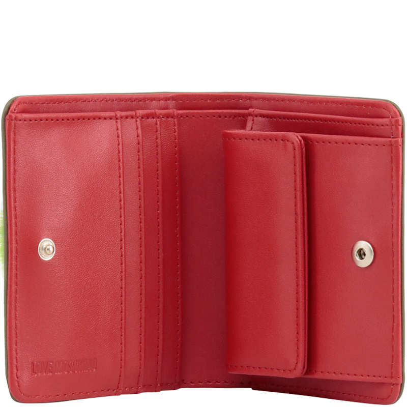 

Love Moschino Green Faux Leather Coin Purse