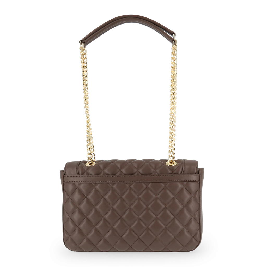 Love Moschino Brown Quilted Leather 