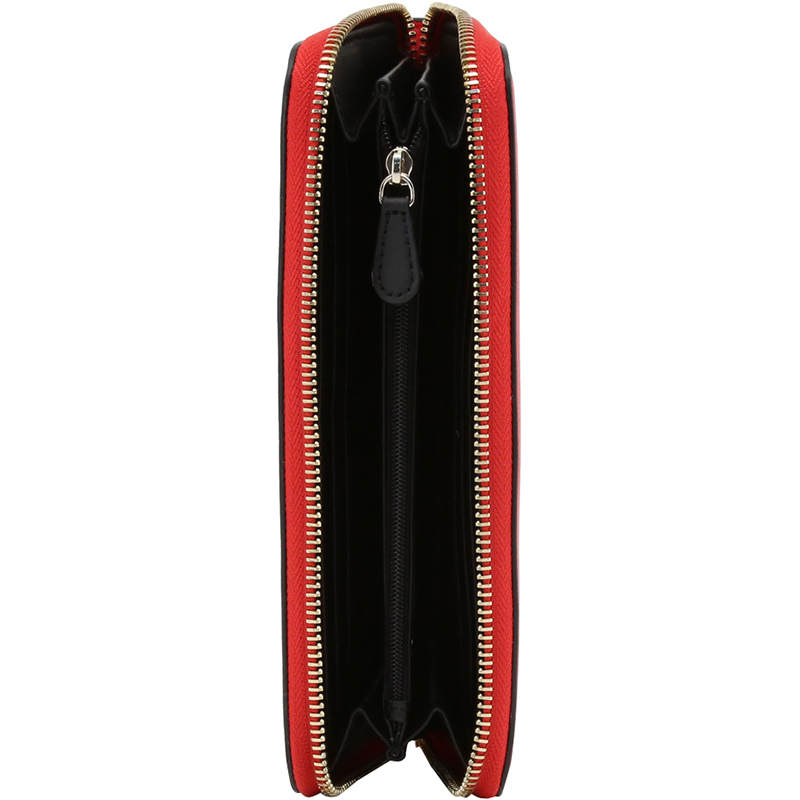 

Love Moschino Red Faux Leather Zip Around Wallet