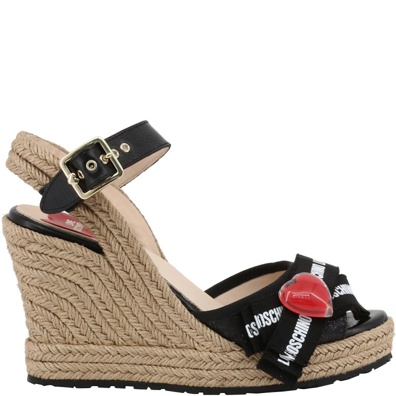 fabric wedge sandals