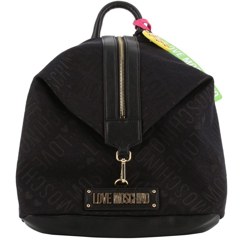 love moschino canvas backpack