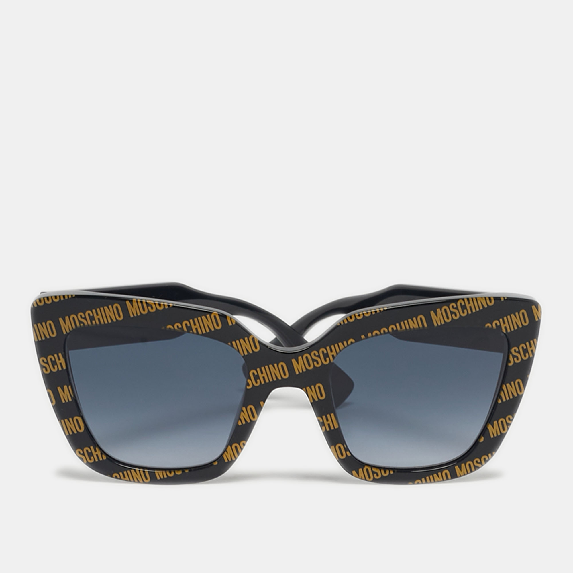 

Moschino Black/Gold Gradient MOS148/S Logo Butterfly Sunglasses
